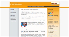 Desktop Screenshot of cdu-blomberg.de